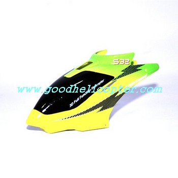 SYMA-S32-2.4G helicopter parts head cover (yellow-green color)